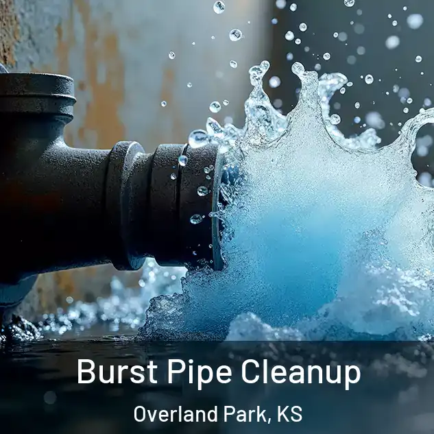  Burst Pipe Cleanup Overland Park, KS