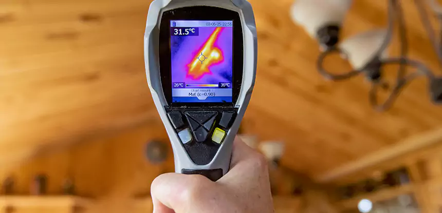 Infrared Camera Roof Leak Detection in Overland Park
