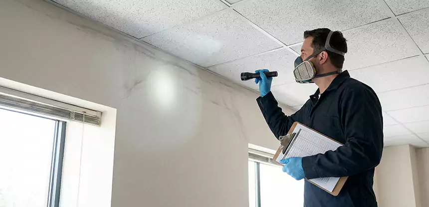 Ceiling Water Damage Inspection in Overland Park
