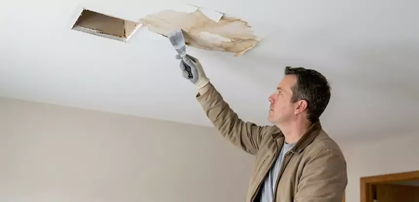 Dry Ceiling After Water Leak in Overland Park